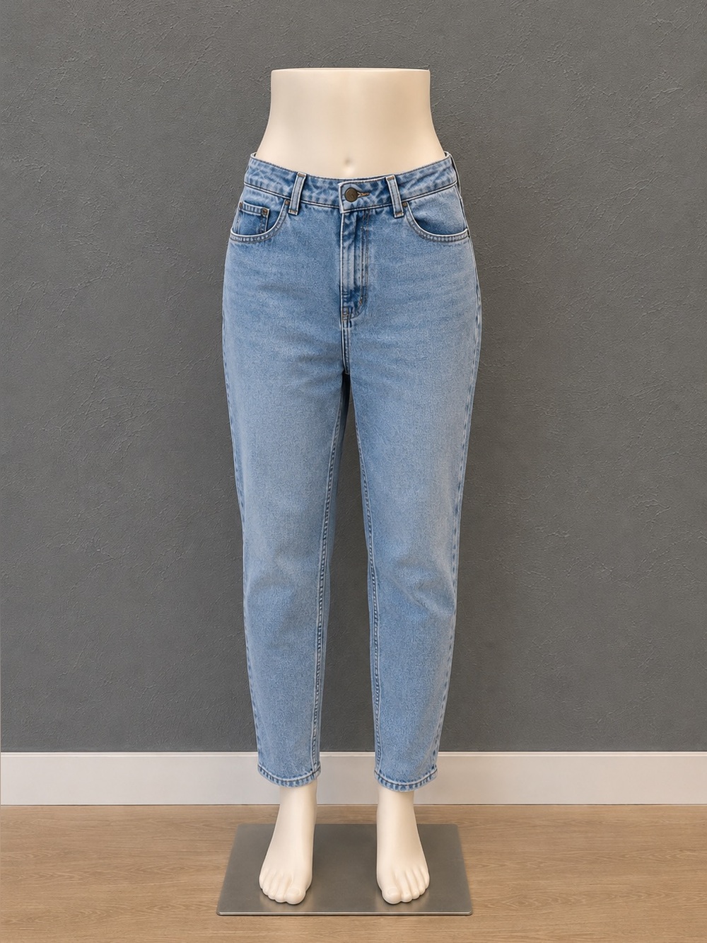 Talbots Womens Mom Blue Jeans High Waist Tapered Denim Retro 90s Pants